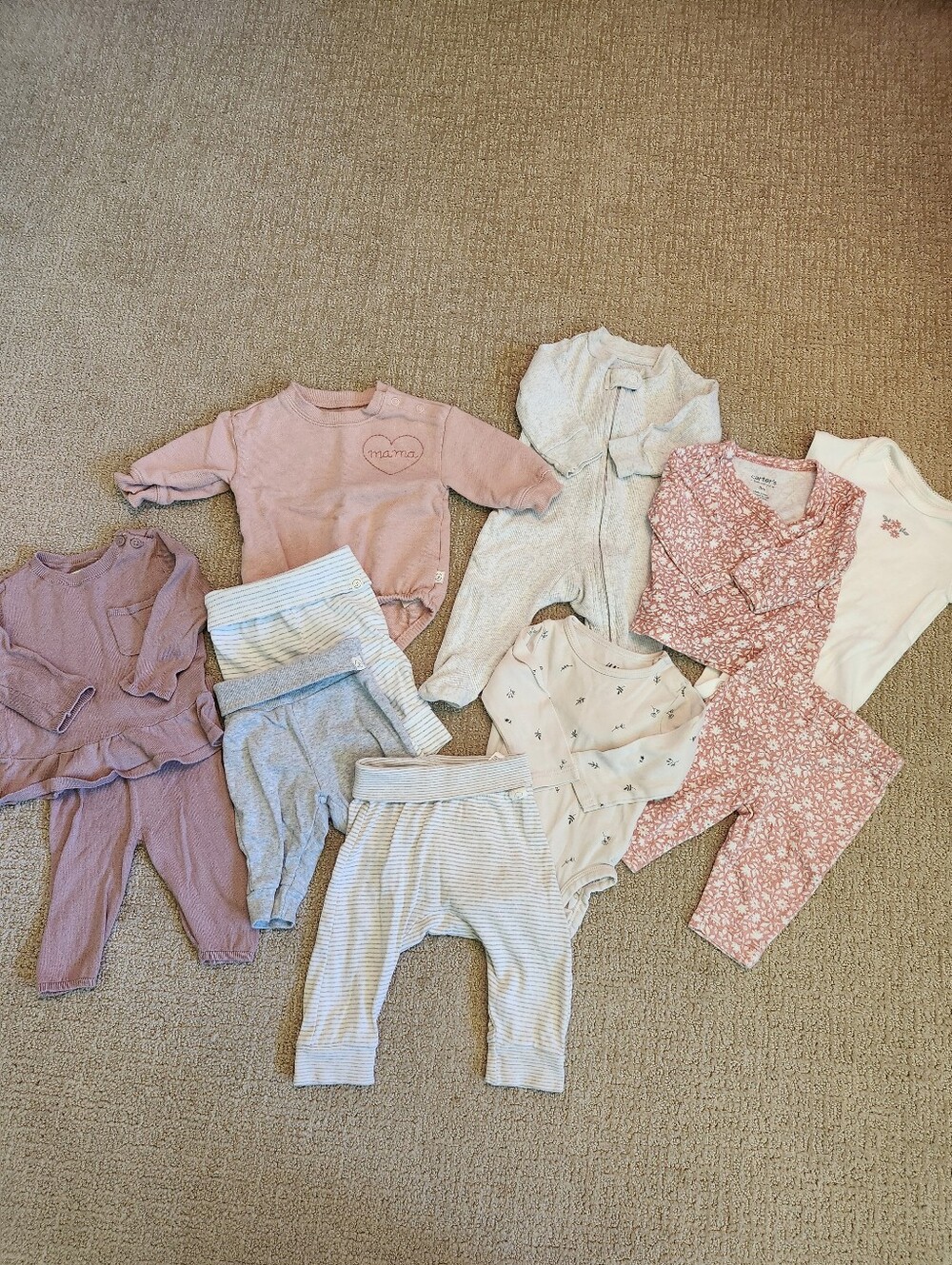Carter's Little Planet/H&M Baby Girls Bundle - 3 Months